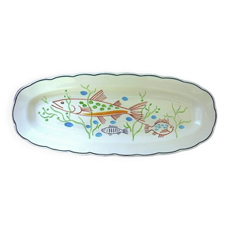 Earthenware fish dish