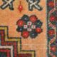 3x6 Red Navy Blue Oriental Vintage Rug, 106x201Cm