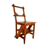 Chaise escabeau de bibliotheque
