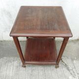 Side table with two trays