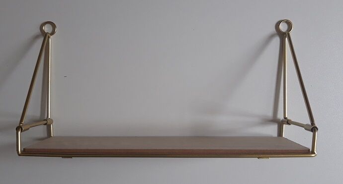 Brass shelf