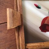 Vintage poppy platter