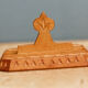 Carved wooden salt box, Savoie, Queyras