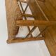 Banc en bois paillé
