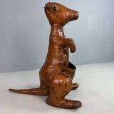 Dimitri Omersa leather magazine pouch kangaroo, Almazán, Spain, 1970 (Stamped)