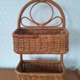 Rattan wall or table shelf
