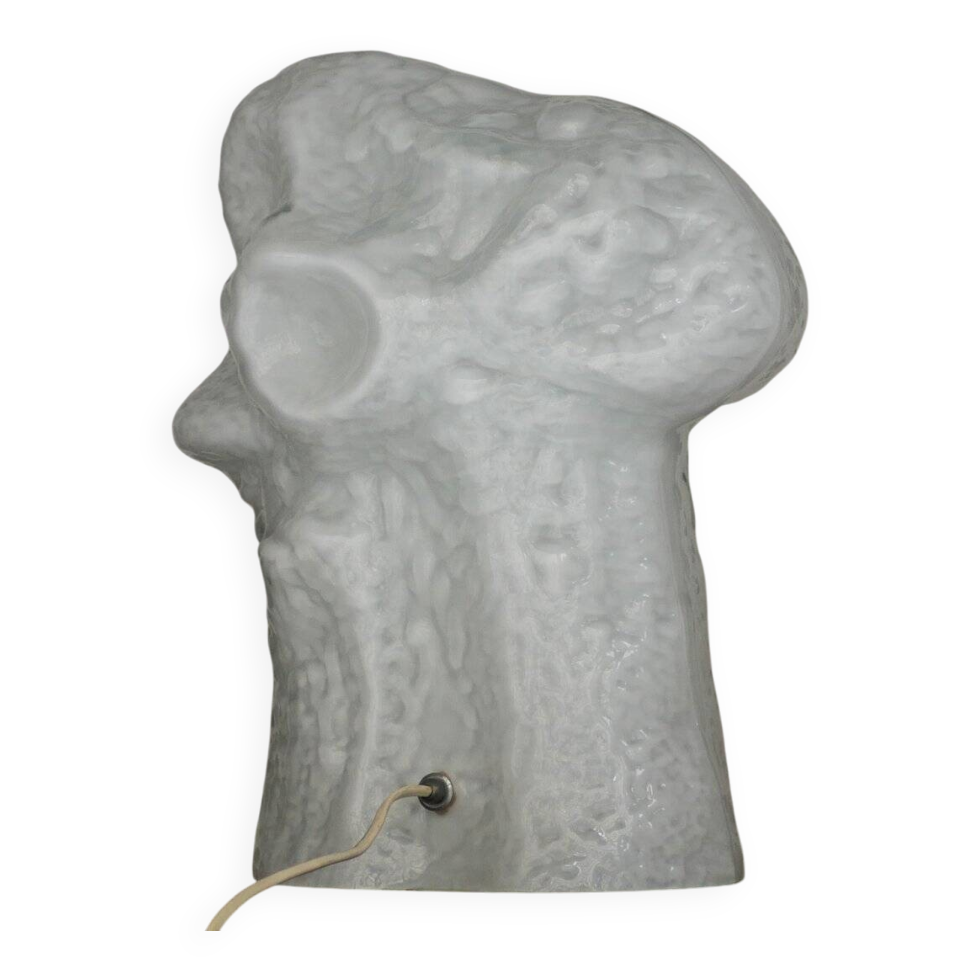 Grande lampe Osso en verre de Murano, par Carlo Nason pour Mazzega, vintage 1970.