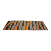 Tapis Bauhaus géométrique moderniste, Tchécoslovaquie, années 1930