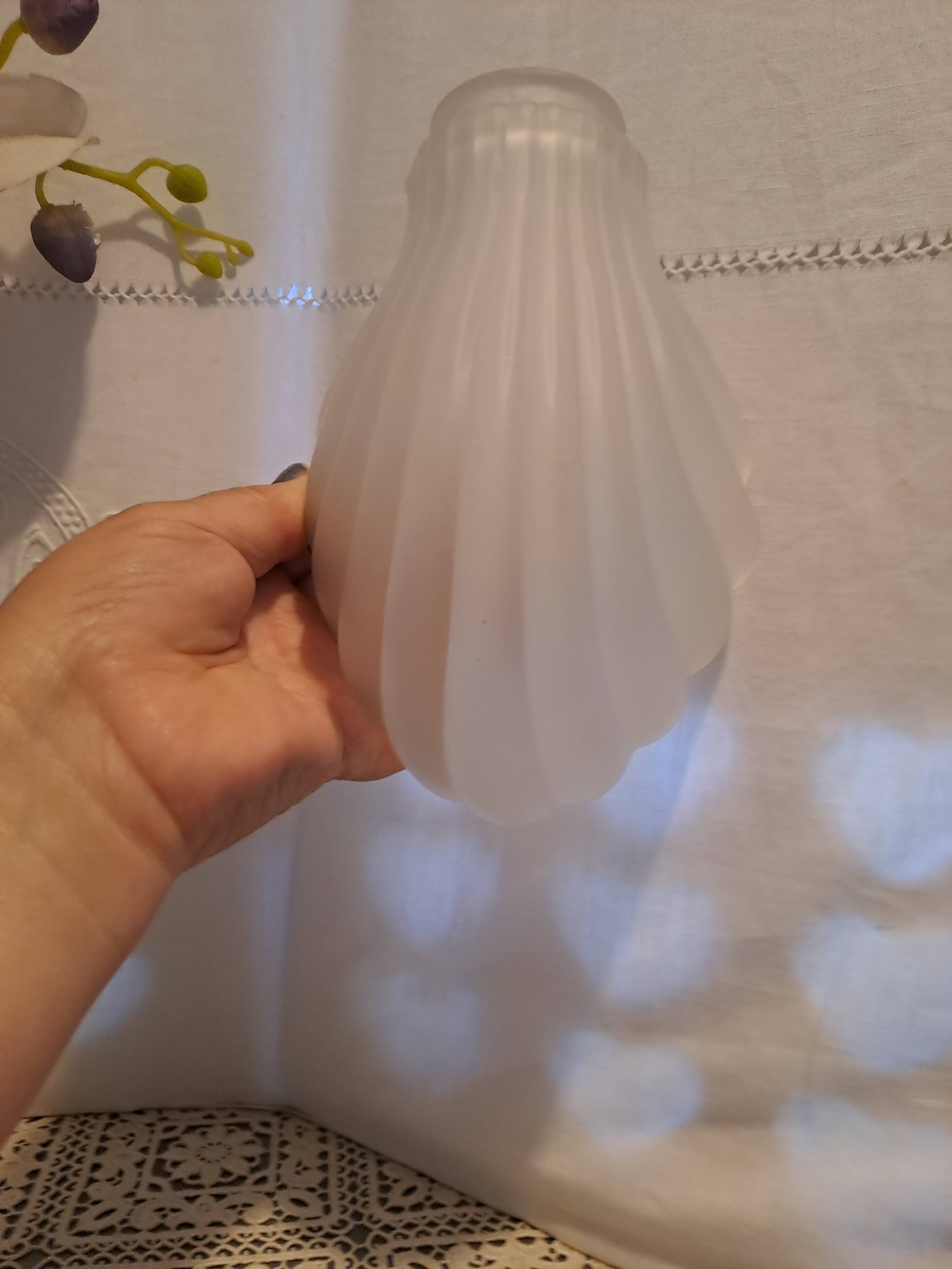 Pair of globe of art deco style wall lights in frosted glass france 1930