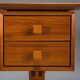 Bureau en teck en L de style mid-century moderne, années 1970