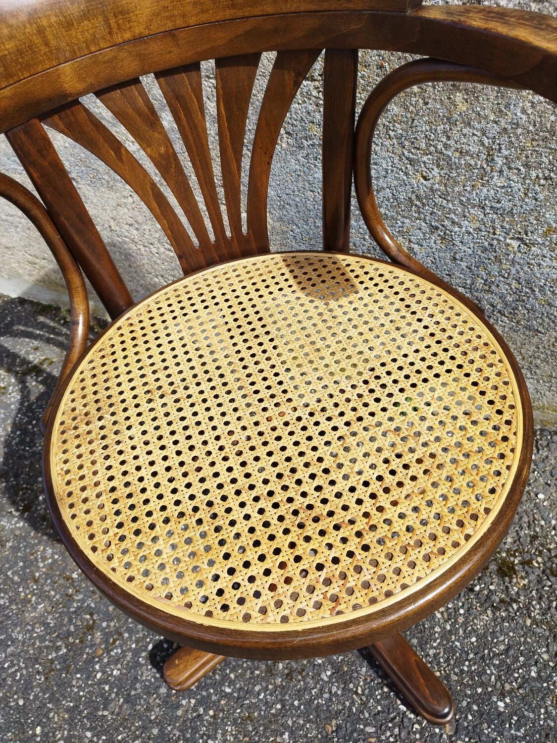 Swivel office chair bentwood and canning