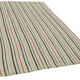 Handmade anatolian nomadic 1980s 165 cm x 231 cm multicolor hemp kilim carpet