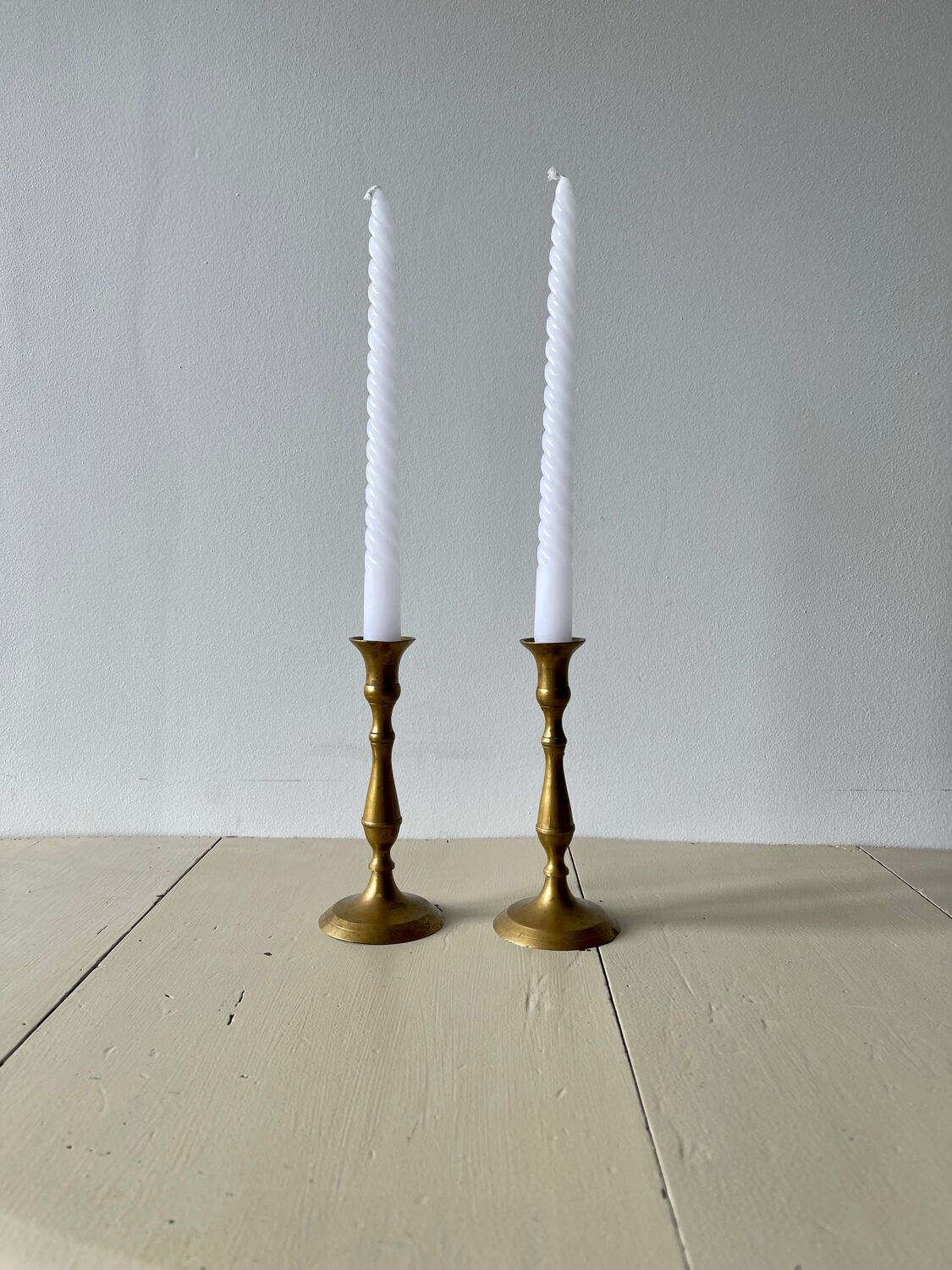 Brass candle holder