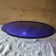 Cobalt Blue Glass Footed Pie Dish
