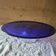 Cobalt Blue Glass Footed Pie Dish