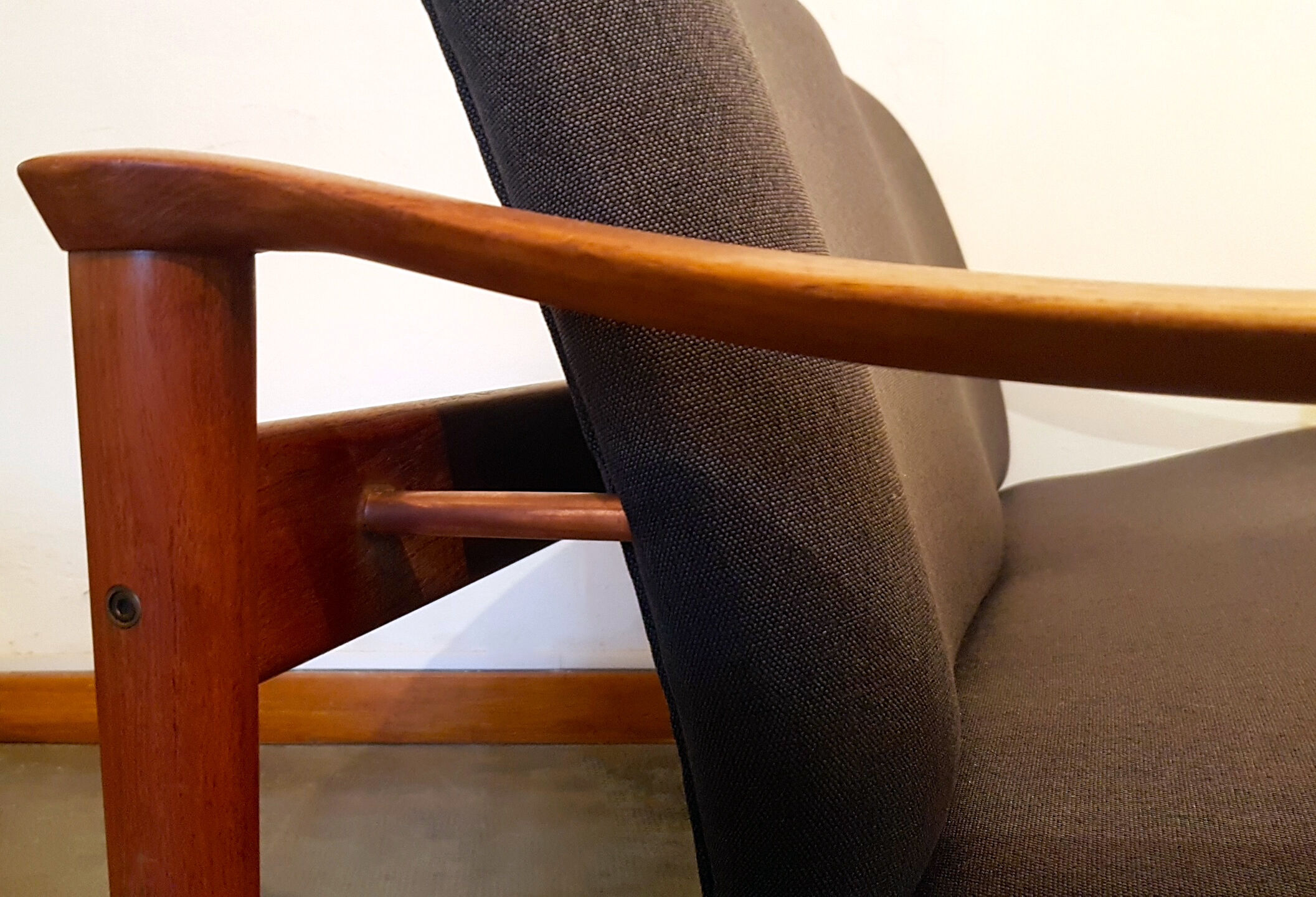 Sofa Loveseat 711 by Fredrik Kayser for Vatne Lenestolfabrikk, 1960