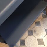 Very fifties console with compass feet