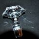 BACCARAT Antique liqueur carafe in cut crystal with flat ribs 1840