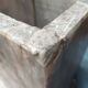 Sculptural coffee table in grey and pink marble – Vintage 1970s/1980s