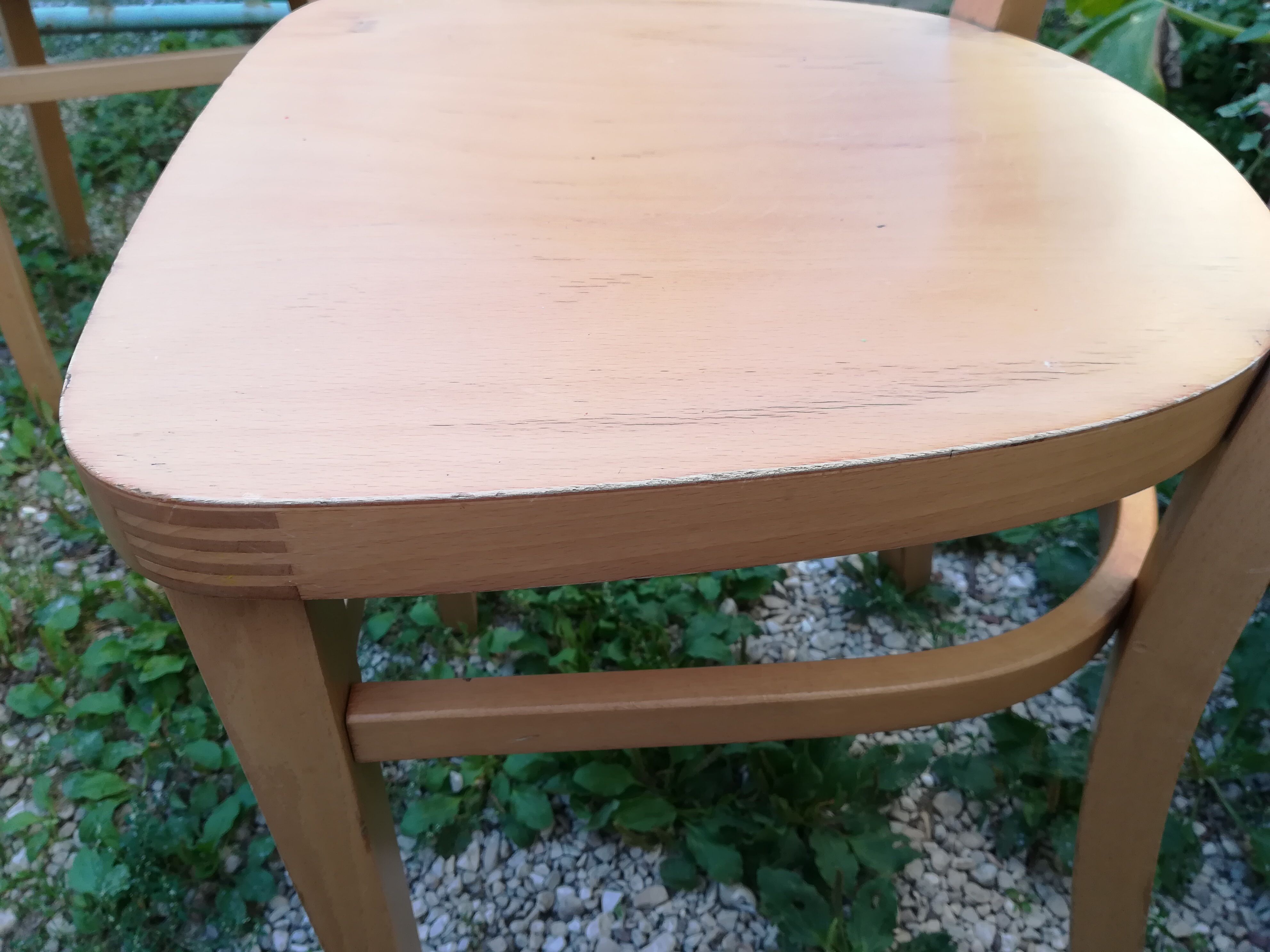 8 chairs bistro has high back 70 years