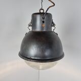 Industrial lamp with glass, 1930s