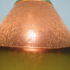 Brown bubble glass pendant light by Peill and Putzler, Germany 1960's