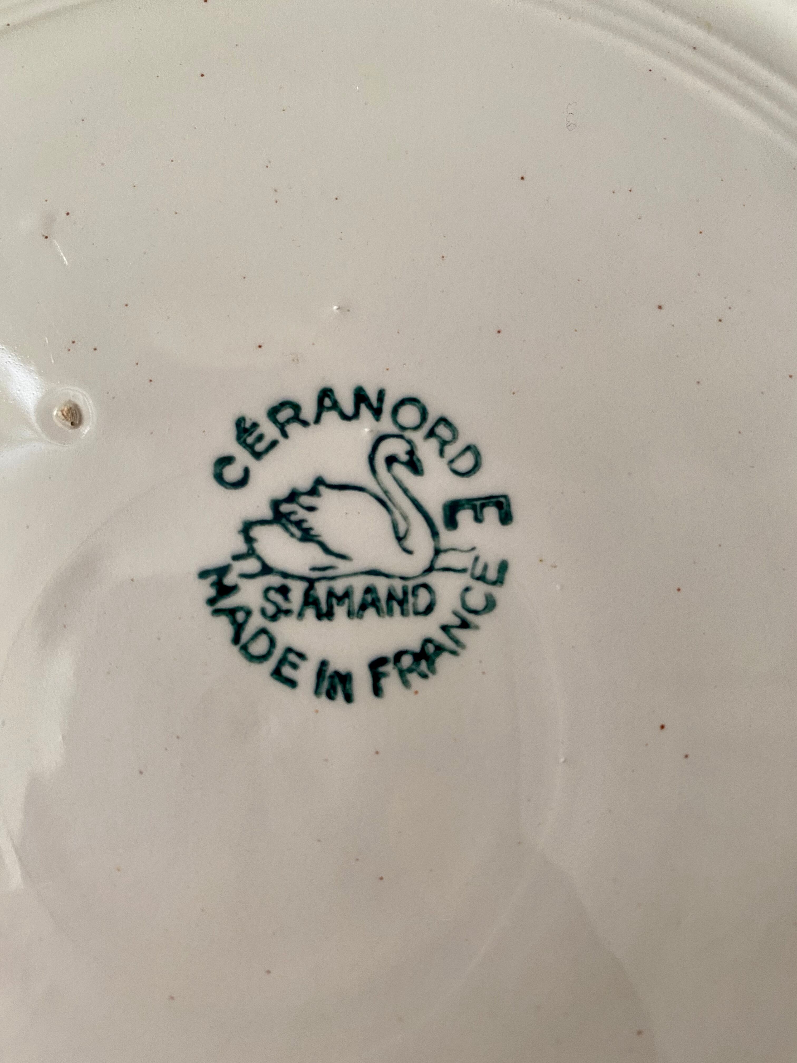 Old ceranord dish Saint Amand