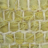 Contemporary handmade orange motive cotton wall decor