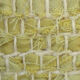 Contemporary handmade orange motive cotton wall decor