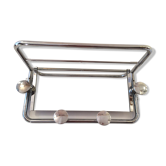 Porte-manteaux chromé années 50-60