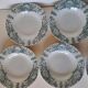 6 deep plates in Saint Amand earthenware, Persian model