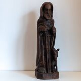 Wooden statuette of Saint Hervé