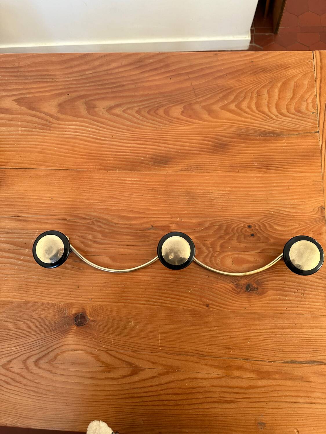 Wall mounted coat rack
