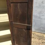 Old rustic farmhouse cabinet in fruit wood
