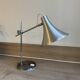 Lampe de Bureau Vintage à Bras Articulé – Métal Brossé & Chrome