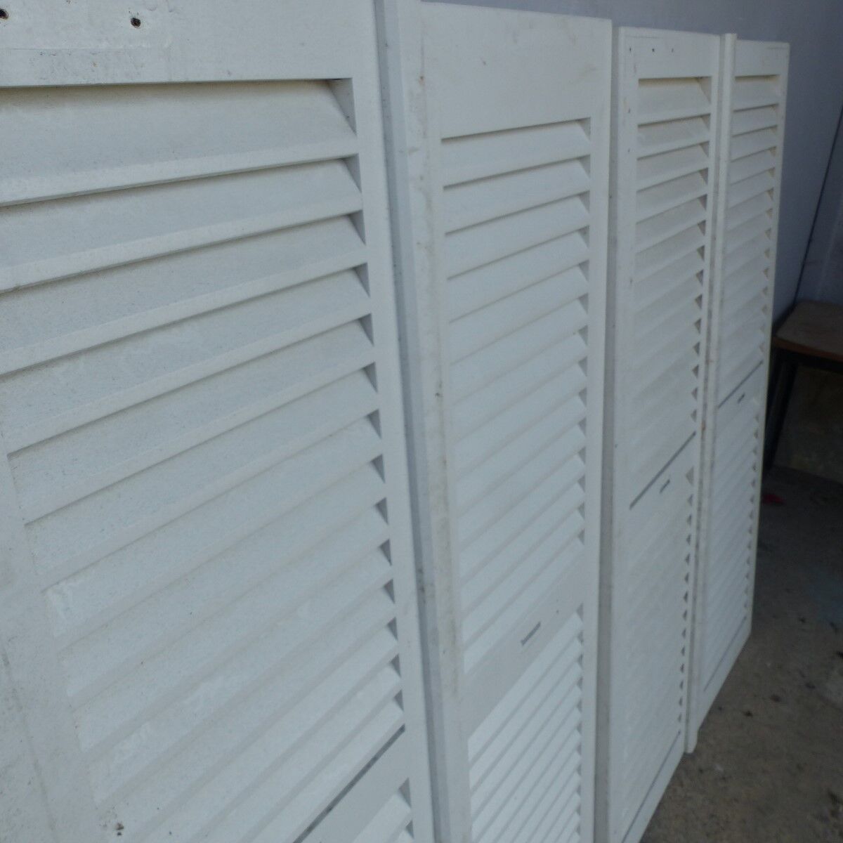 Lot de 4 volets persiennes L 209 x H 163 cm