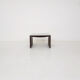 Wood , leather and glass coffee table by Walter Knoll , Germany 1970’s
