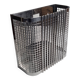 Chromed steel industrial wall paper basket, 60s