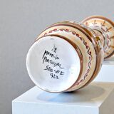 Large handcrafted Coimbra vase, hand-painted, unique piece