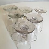 Series of 6 matching 19th walking glasses