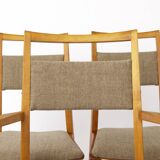 Set of 3 Vintage Beechwood Chairs, 2 Side & 1 Armchair, 1970s, Germany