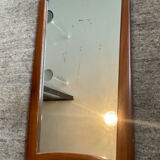 Scandinavian teak mirror from the 1960s