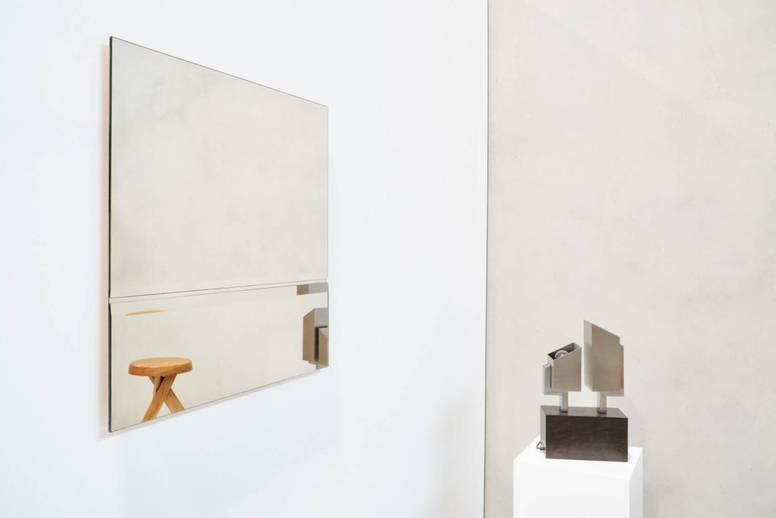 Michel Martens, Minimalist Glass Art Mirror 'Line'