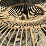 Suspension rattan saucer iron frame D:120 H:60
