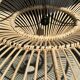 Suspension rattan saucer iron frame D:120 H:60