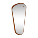 Scandinavian mirror shape free 1960 - 38x81cm