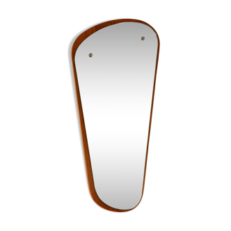 Scandinavian mirror shape free 1960 - 38x81cm
