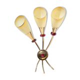 Lunel house, 3-burner wall lamp