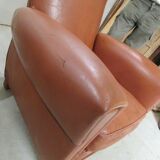 Pair of club chairs, 60s