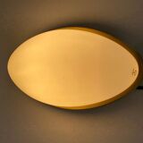 Pair of opaque glass wall lamps by Peill & Putzler, 1970, Germany